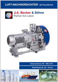 Компрессоры JA Becker&Sohne производительностью 60-666 m3h